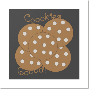 Cookies Goood! White Chocolate Posters and Art